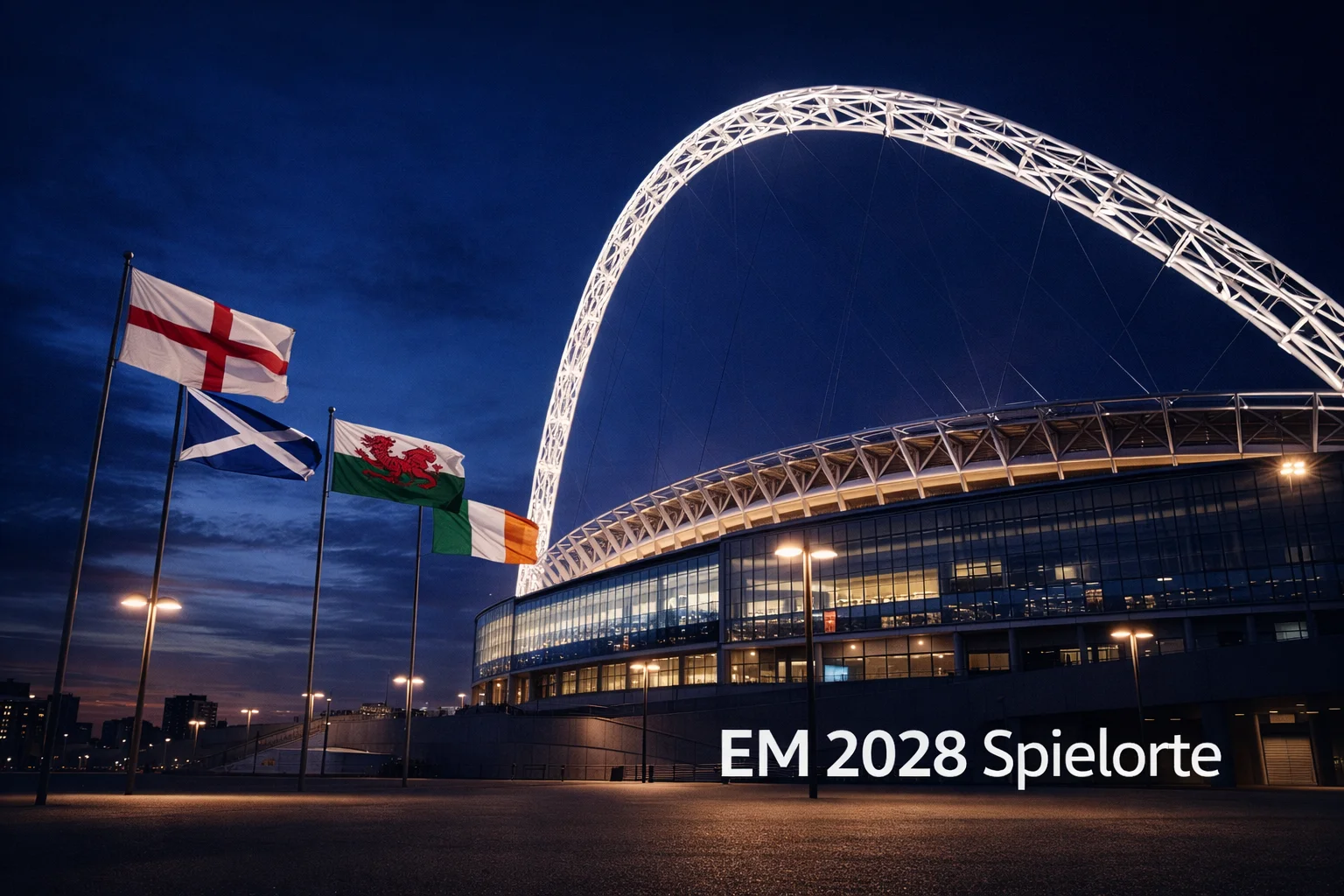 EM 2028 Spielorte und Stadien in Großbritannien und Irland